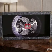 Подарочные нарды под стеклом «Герб России» — фотография 5