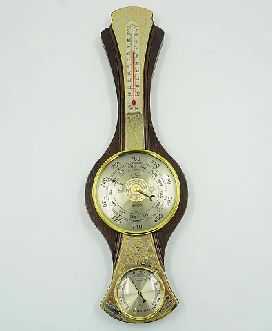 Метеостанция с золотым покрытием в подарок