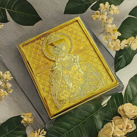 В подарок: Икона Князь Игорь карманная. Златоуст