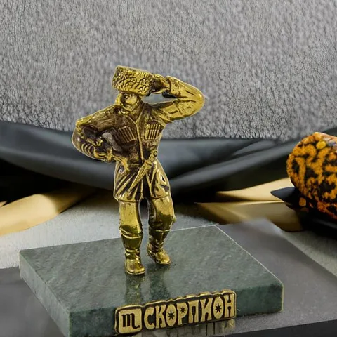 Ручная работа: Бронзовая статуэтка «Знак зодиака Скорпион»