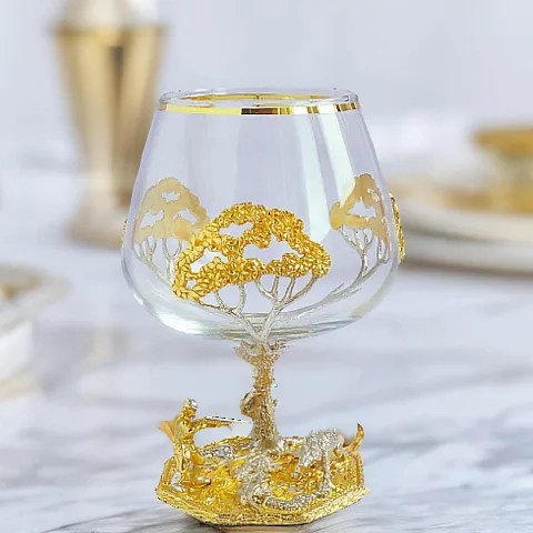 На память: Бокал для коньяка «Охота на кабана»