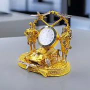 Подарочные часы «Самолёты» из бронзы — фотография 1