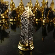 Подарочные каменные шахматы из змеевика и долерита — фотография 8