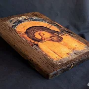 Подарочная икона деревянная «Христос во гробе» — фотография 4
