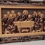 На память: Резное панно «Тайная Вечеря» в трёх размерах — фотография 4