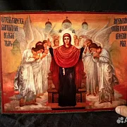 Подарочная икона Богоматери "О тебе радуется" — фотография 1
