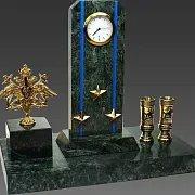 Часы «Погон» с гербом ВМФ и подставками в подарок — фотография 2