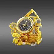 Подарочные часы «Домовой уклад» из бронзы — фотография 2