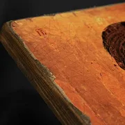 Икона деревянная "Христос Пантократор" — оригинальный подарок — фотография 6