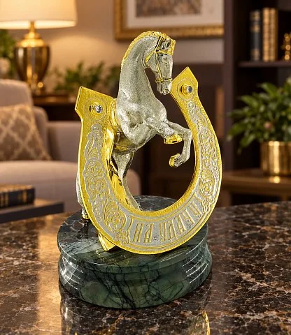 Подкова «На удачу» из яшмы — оригинальный подарок