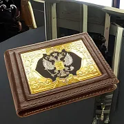 Подарочная кожаная обложка для удостоверения. Златоуст — фотография 1