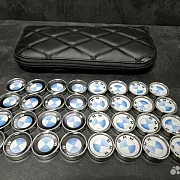 Комплект стальных фишек для нард «BMW» в подарок — фотография 2