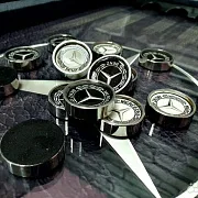 Комплект стальных фишек для нард «Mercedes» — оригинальный подарок — фотография 8