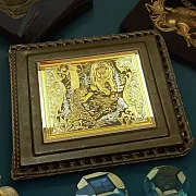 На память: Кожаный зажим «Схватка» — фотография 1