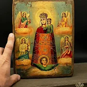 Подарочная икона Богоматери "Прибавление ума" 26*20 см — фотография 1