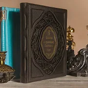 Ручная работа: Библия в гравюрах Гюстава Доре — книга в кожаном переплёте — фотография 1