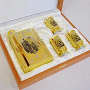Набор с флягой и рюмками. Златоуст — необычный подарок — фотография 3